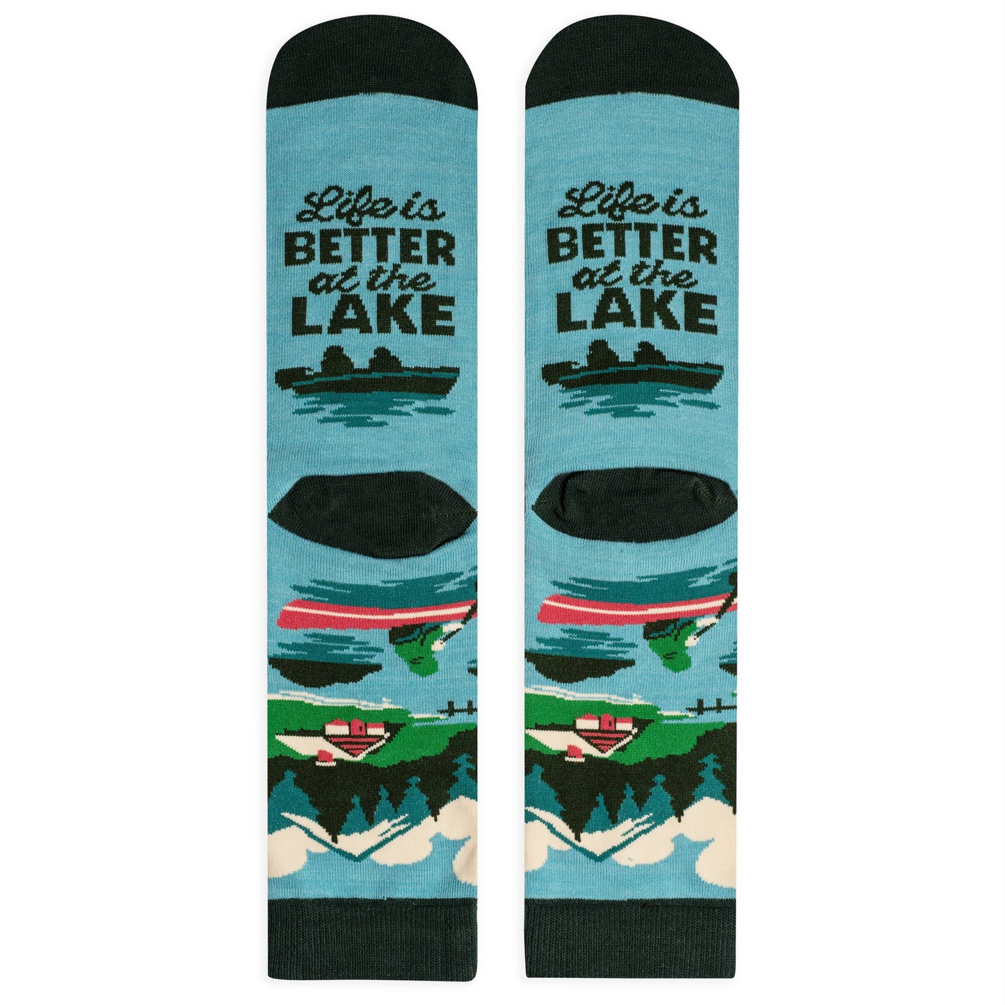 Life Is Better At The Lake Socks