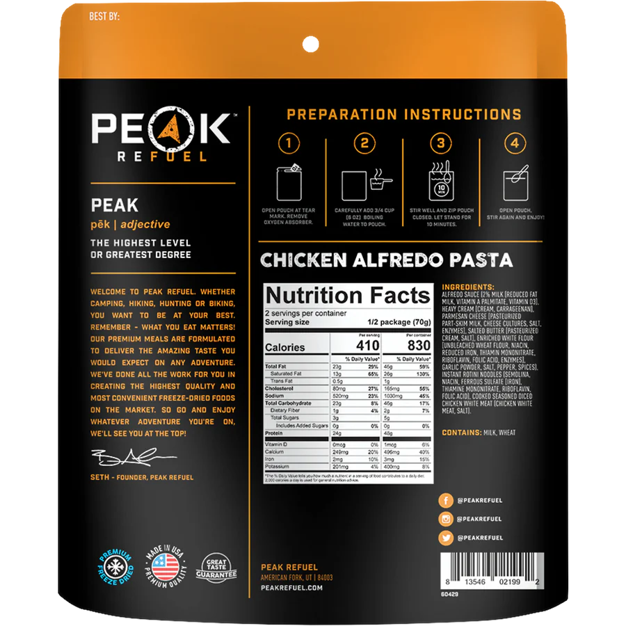 Chicken Alfredo by Peak Refuel