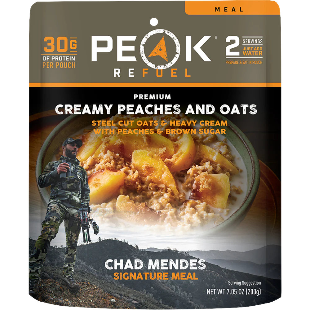 Peaches & Cream Oatmeal by Peak Refuel