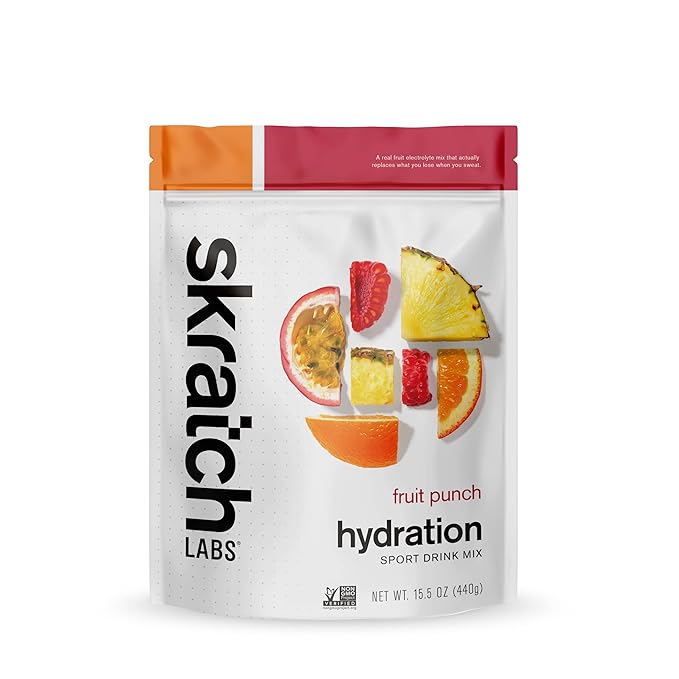 Skratch Hydration Sport Drink Mix 15.5oz Fruit Punch