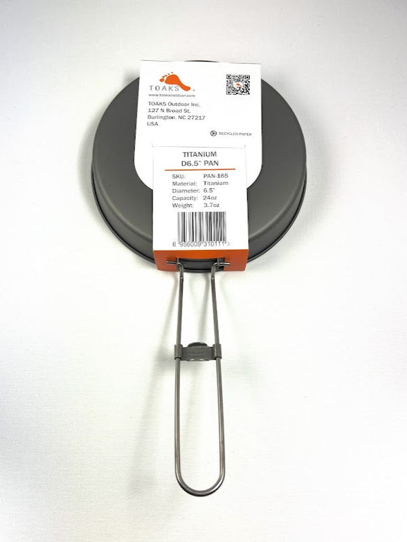 TOAKS Titanium D165mm (6.5") Deep Frying Pan