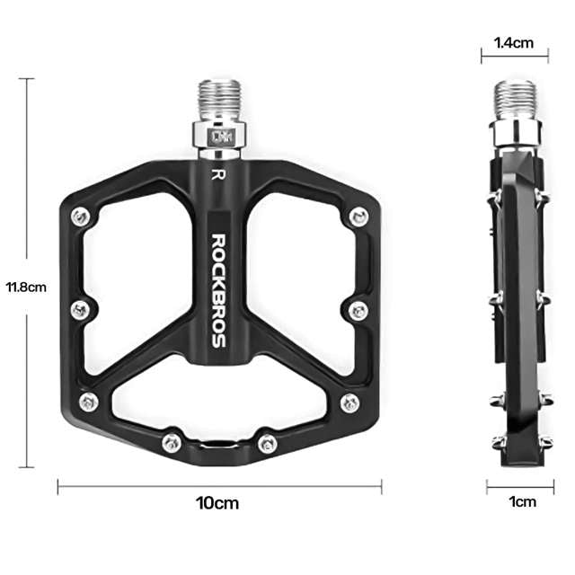 ROCKBROS Ultra Lightweight Flat Bike Pedals