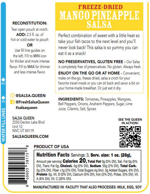 Mango Pineapple Salsa by Salsa Queen