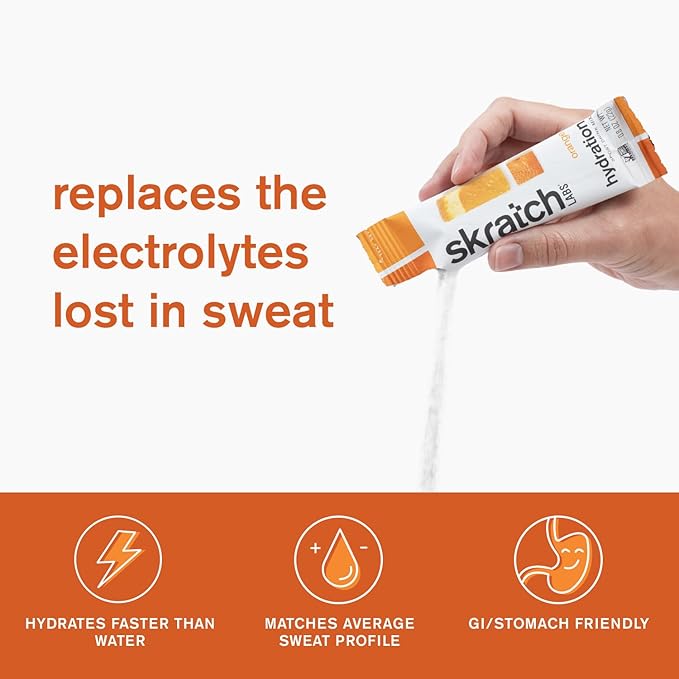 Skratch Hydration Sport Drink Mix 15.5oz (20pk) Orange