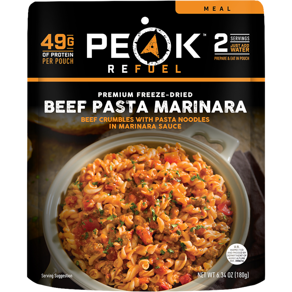 Beef Pasta Marinara by Peak Refuel