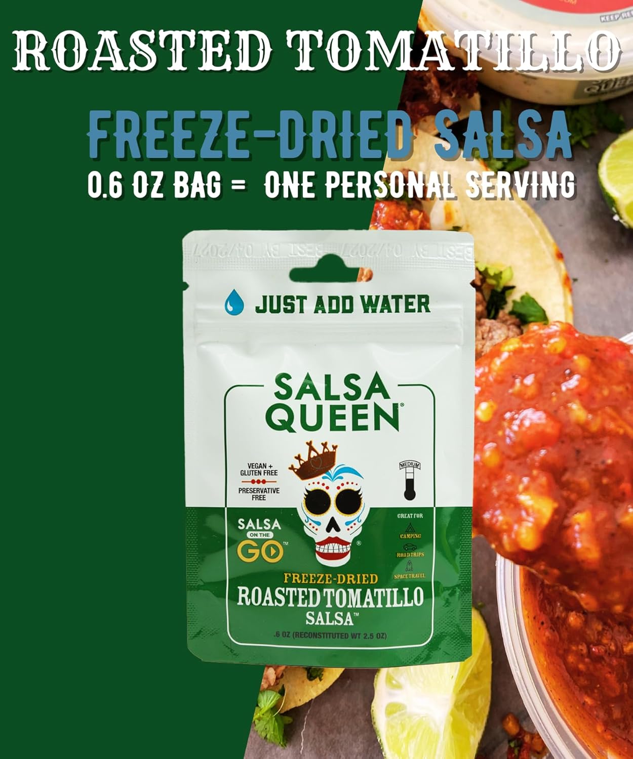 Roasted Tomatillo Salsa by Salsa Queen