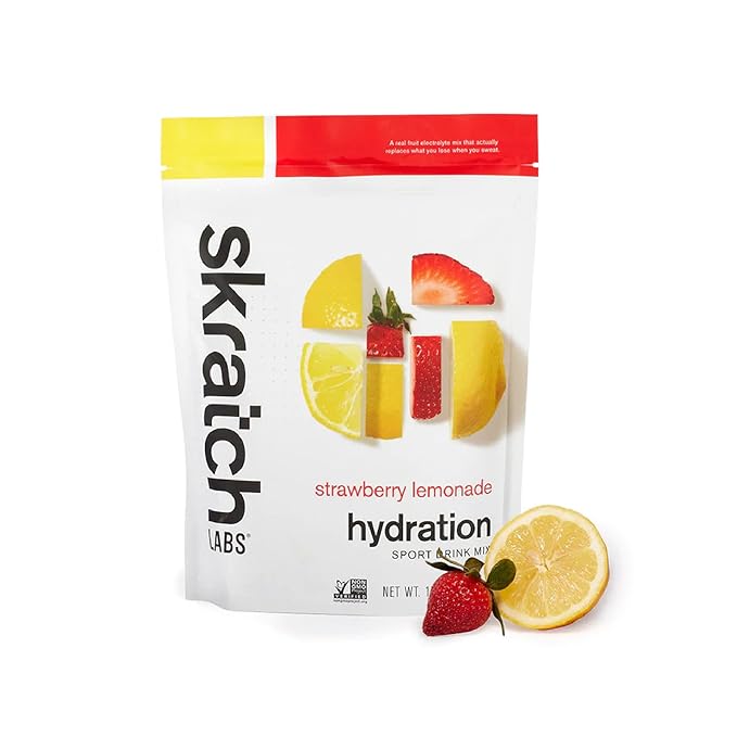 Skratch Hydration Sport Drink Mix 15.5oz Strawberry Lemonade