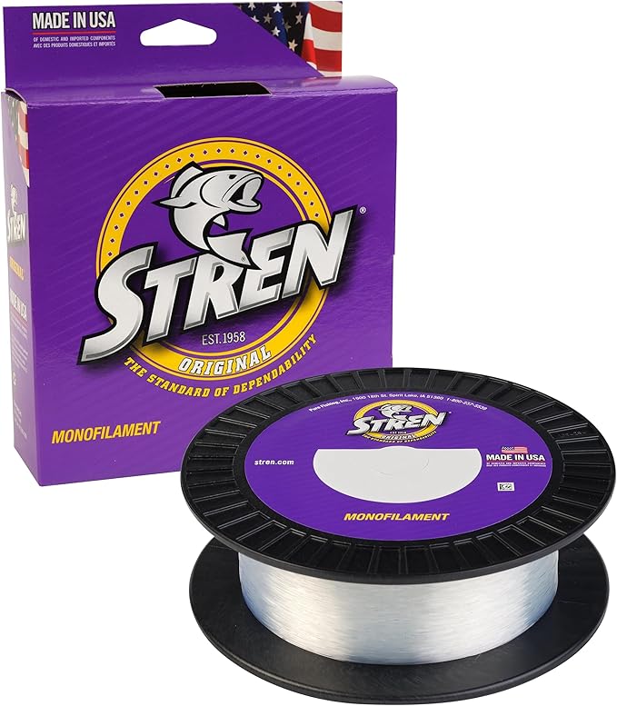 Stren Line Fluorescent Blue 330yd 12lb Monofilament