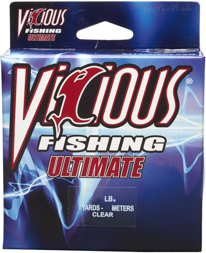 Vicious Ultimate Clear/Blue Monofilament 10lb 100yrds