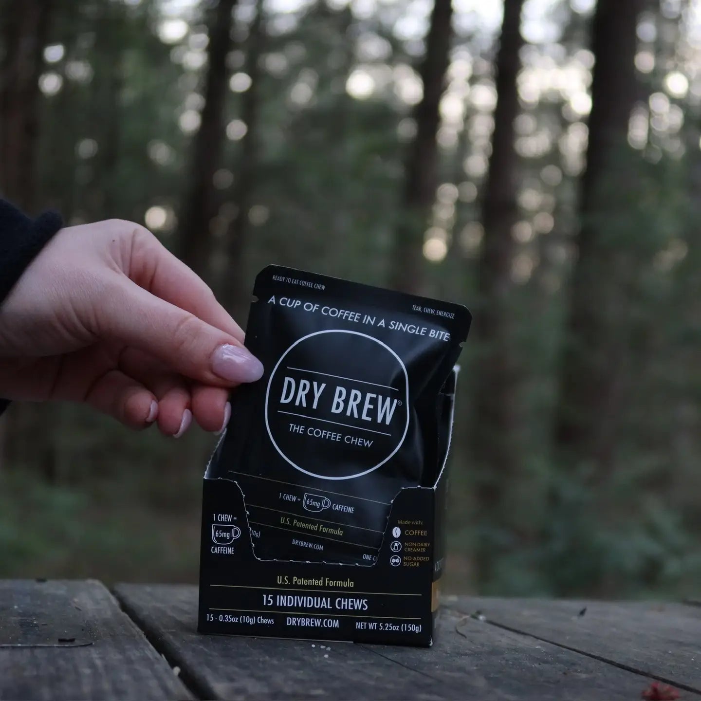 Dry Brew the COFFEE CHEW in 15 pack box