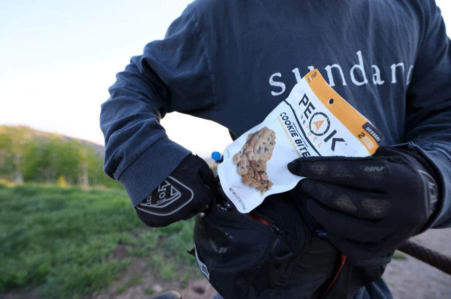 Chocolate Chip Peanut Butter Cookie Dough Bites by Peak Refuel