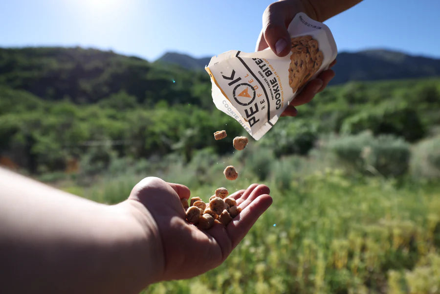 Chocolate Chip Peanut Butter Cookie Dough Bites by Peak Refuel