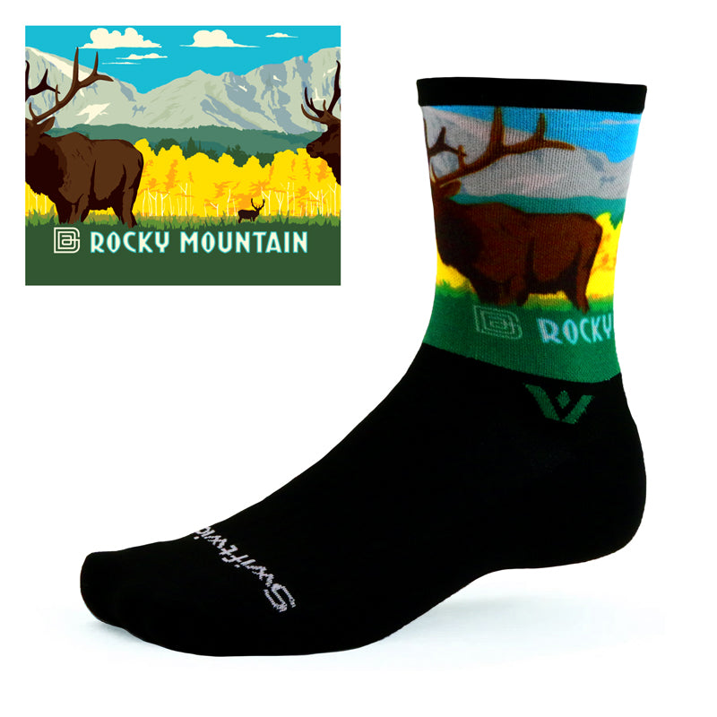 Swiftwick Rocky Mountain - Vision Impression National Parks Crew
