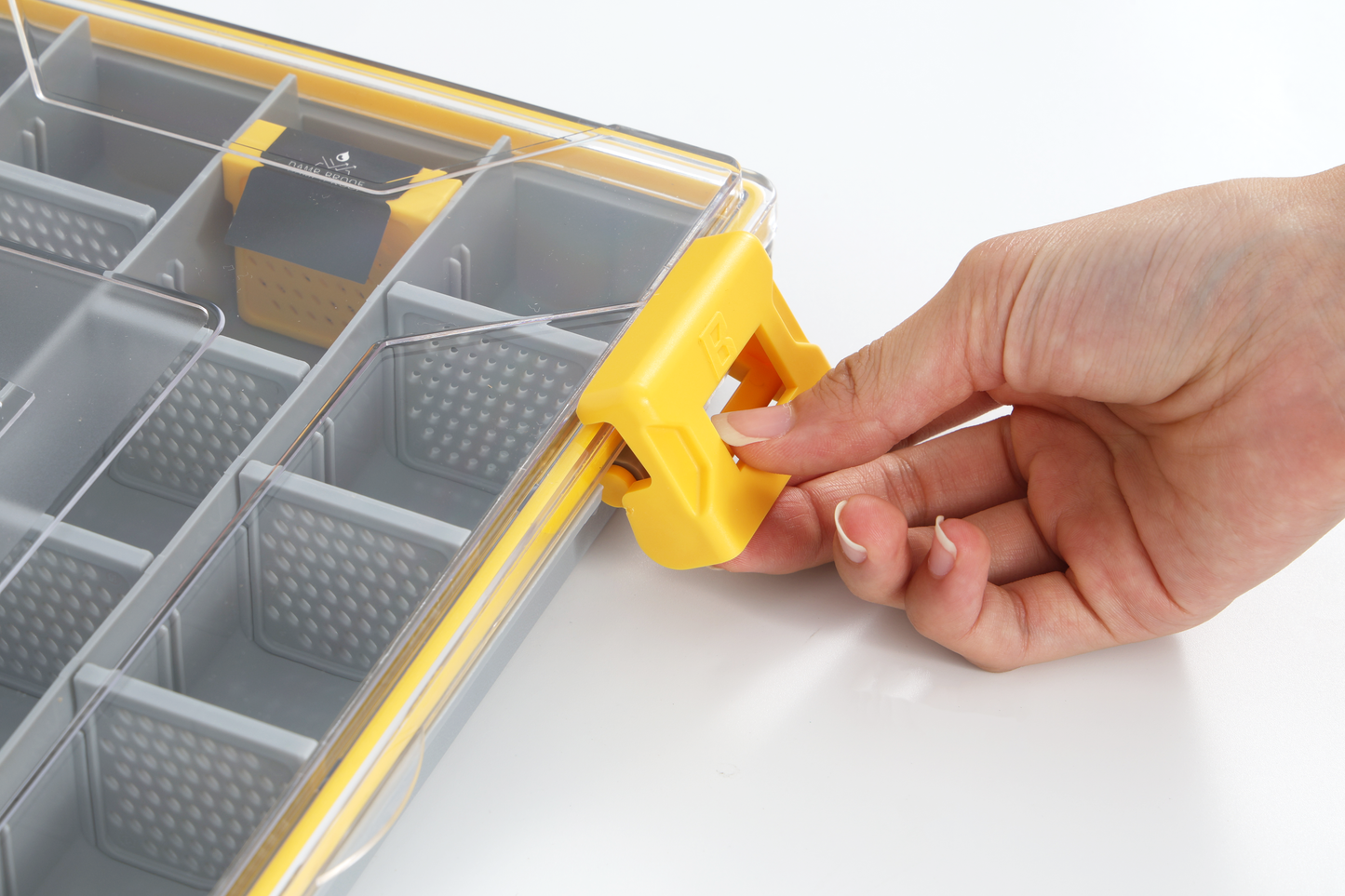 Beyond Fishing DryLock Waterproof Tackle Box, Watertight 3600 & 3700 Tackle Trays with Dual-Latch Seal, Adjustable Removable Dividers & Anti-Rust Desiccant, Lure & Terminal Tackle Organizer
