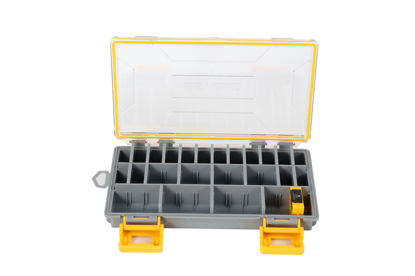 Beyond Fishing DryLock Waterproof Tackle Box, Watertight 3600 & 3700 Tackle Trays with Dual-Latch Seal, Adjustable Removable Dividers & Anti-Rust Desiccant, Lure & Terminal Tackle Organizer