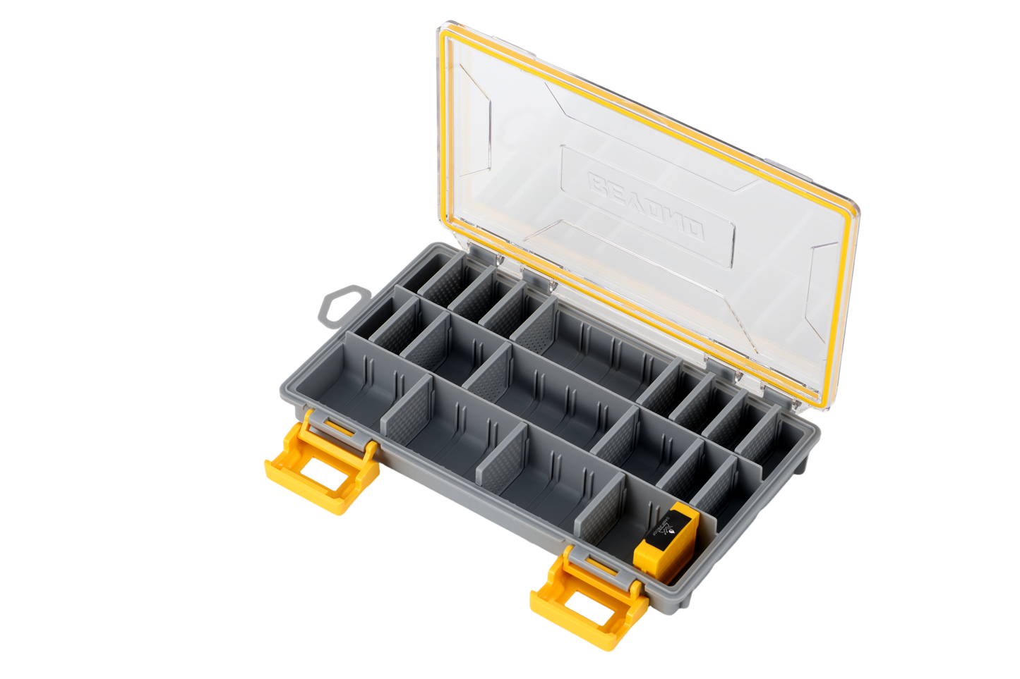 Beyond Fishing DryLock Waterproof Tackle Box, Watertight 3600 & 3700 Tackle Trays with Dual-Latch Seal, Adjustable Removable Dividers & Anti-Rust Desiccant, Lure & Terminal Tackle Organizer