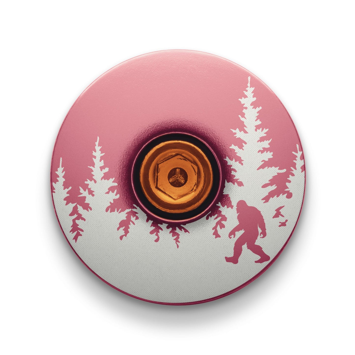 Bigfoot Hiding Custom Bike Top Cap