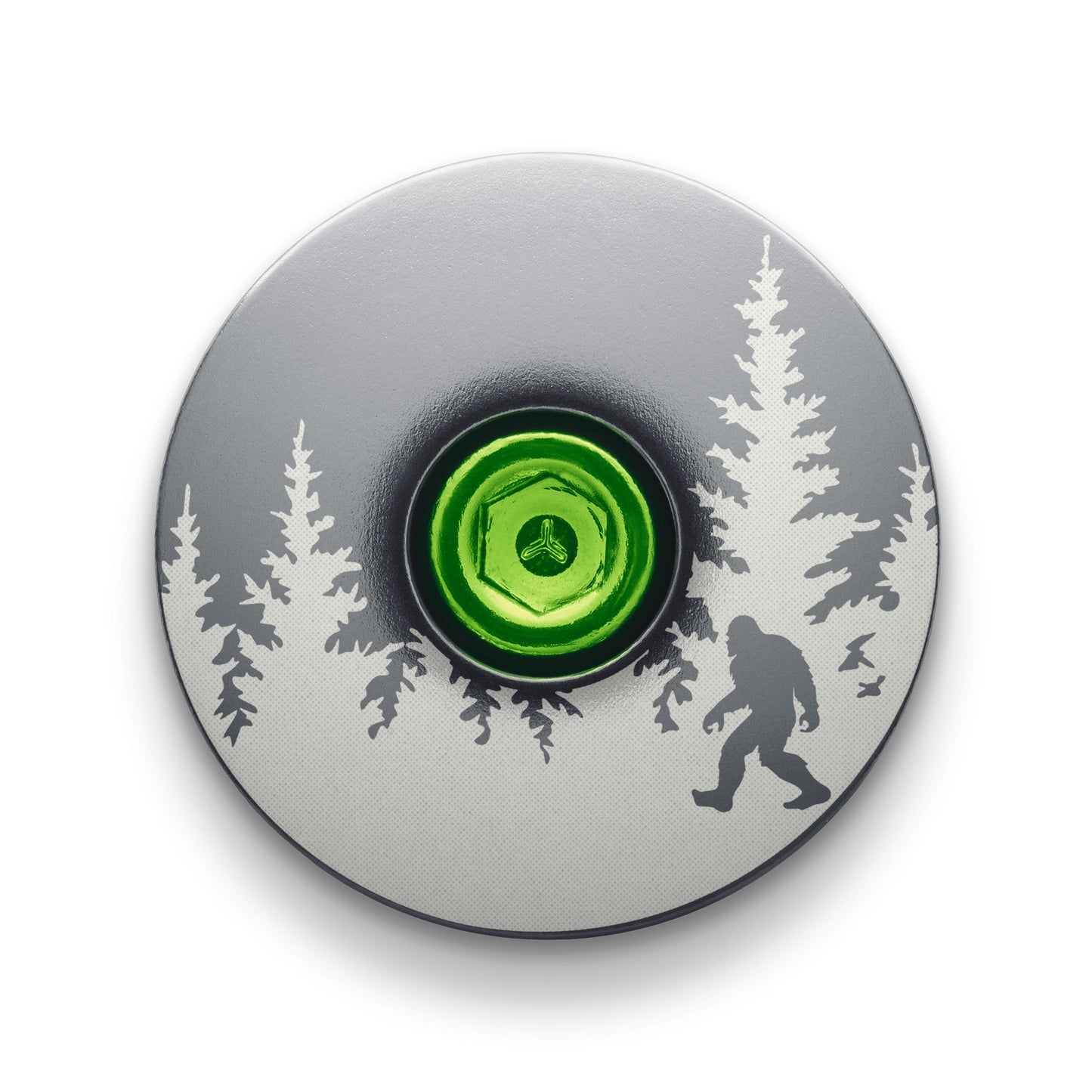 Bigfoot Hiding Custom Bike Top Cap