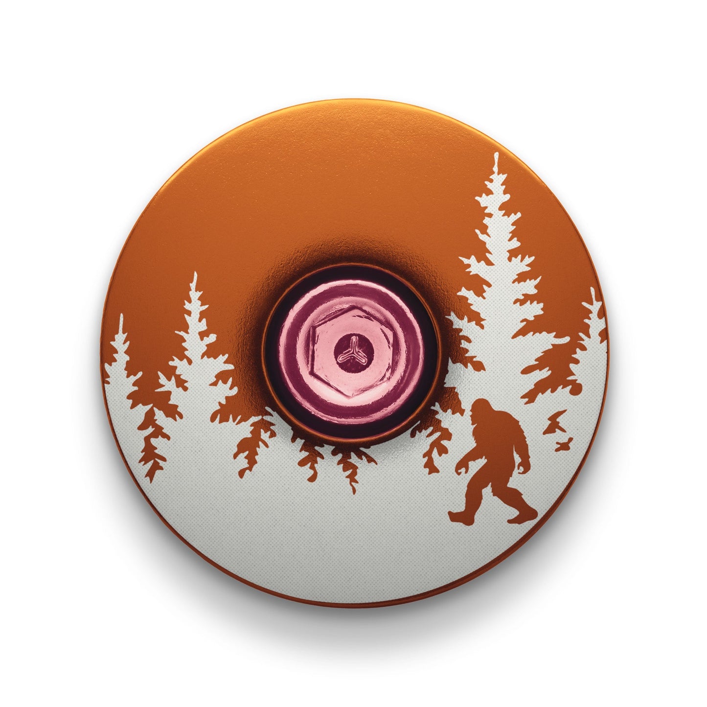Bigfoot Hiding Custom Bike Top Cap
