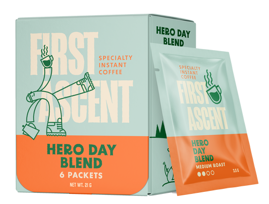 Hero Day Medium Roast Instant Coffee 6-Packets
