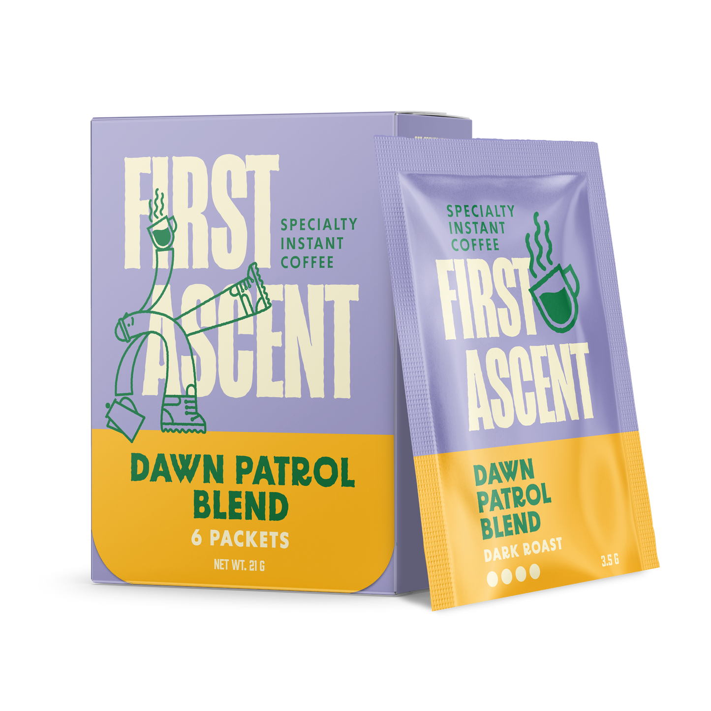 Dawn Patrol Dark Roast Instant Coffee 6-Packets