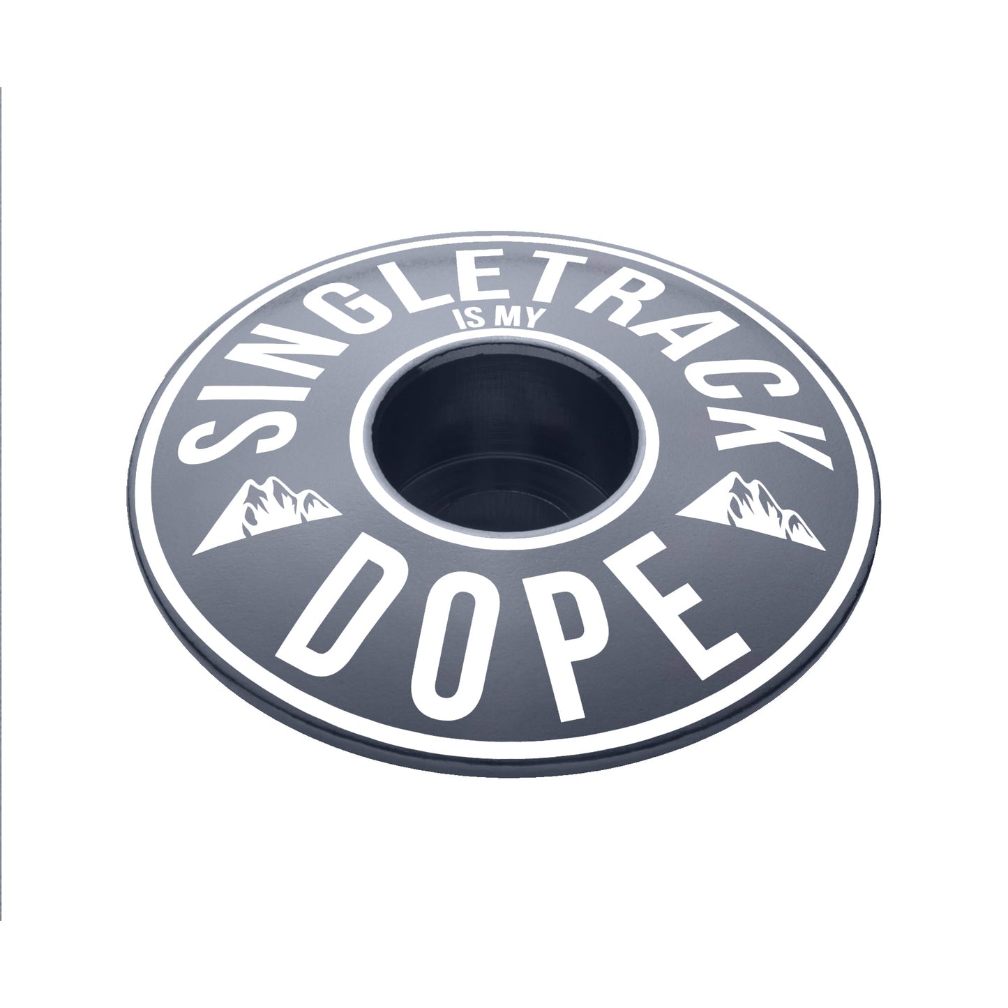 Singletrack Is My Dope Bicycle Headset Cap