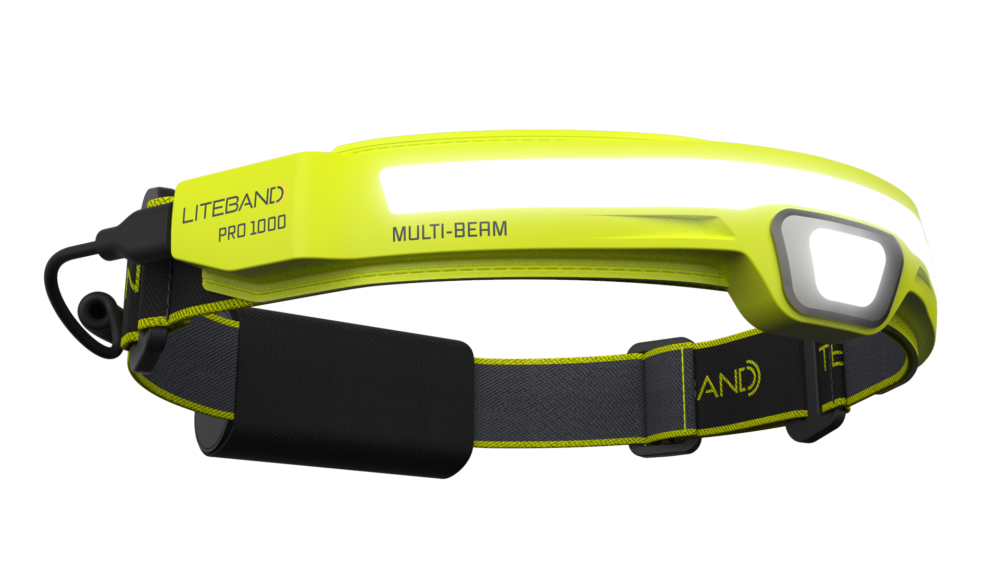 PRO 1000 Lumen LED Multi-Beam Rechargeable Headlamp