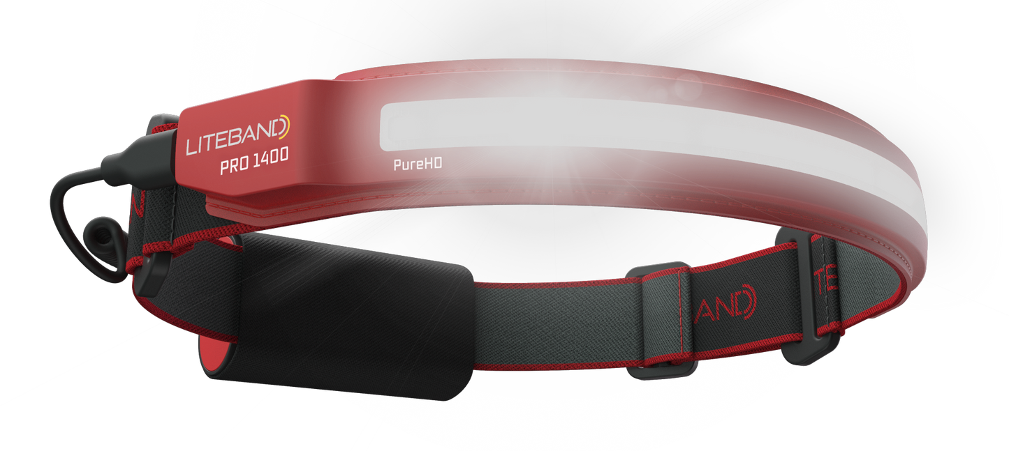 PRO 1400 Lumen PureHD™ Wide Beam Rechargeable Headlamp