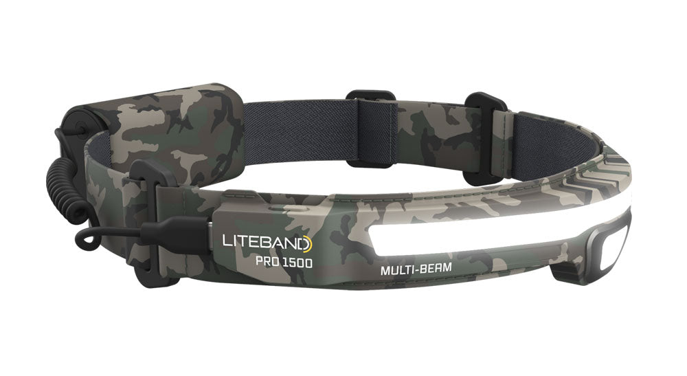 PRO 1500 Lumen LED Multi-Beam Rechargeable Headlamp