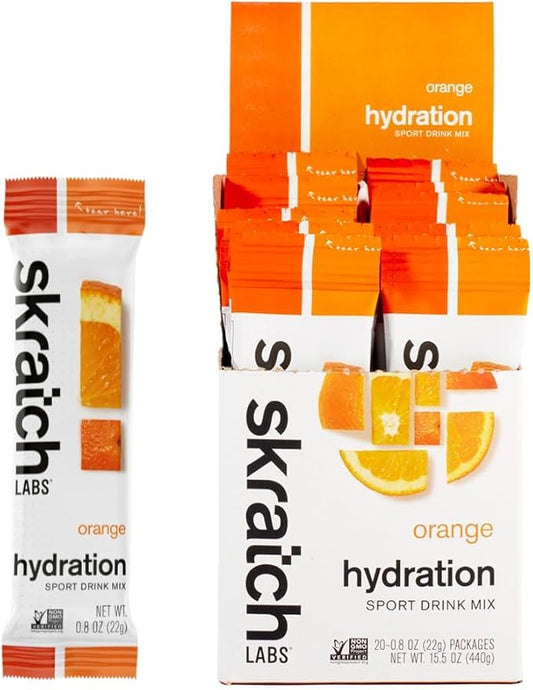 Skratch Hydration Sport Drink Mix 15.5oz (20pk) Orange