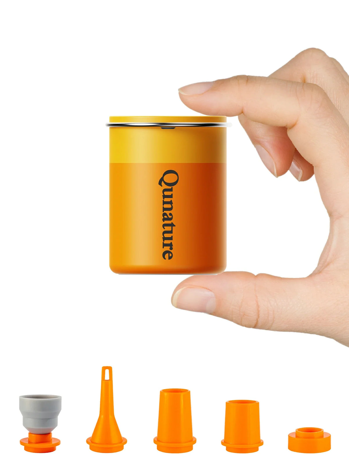 Qunature Mini Electric Pump 1500mAh for Air Bed Mattress,Pool Floats,Swimming Ring,Vacuum Storage Bags