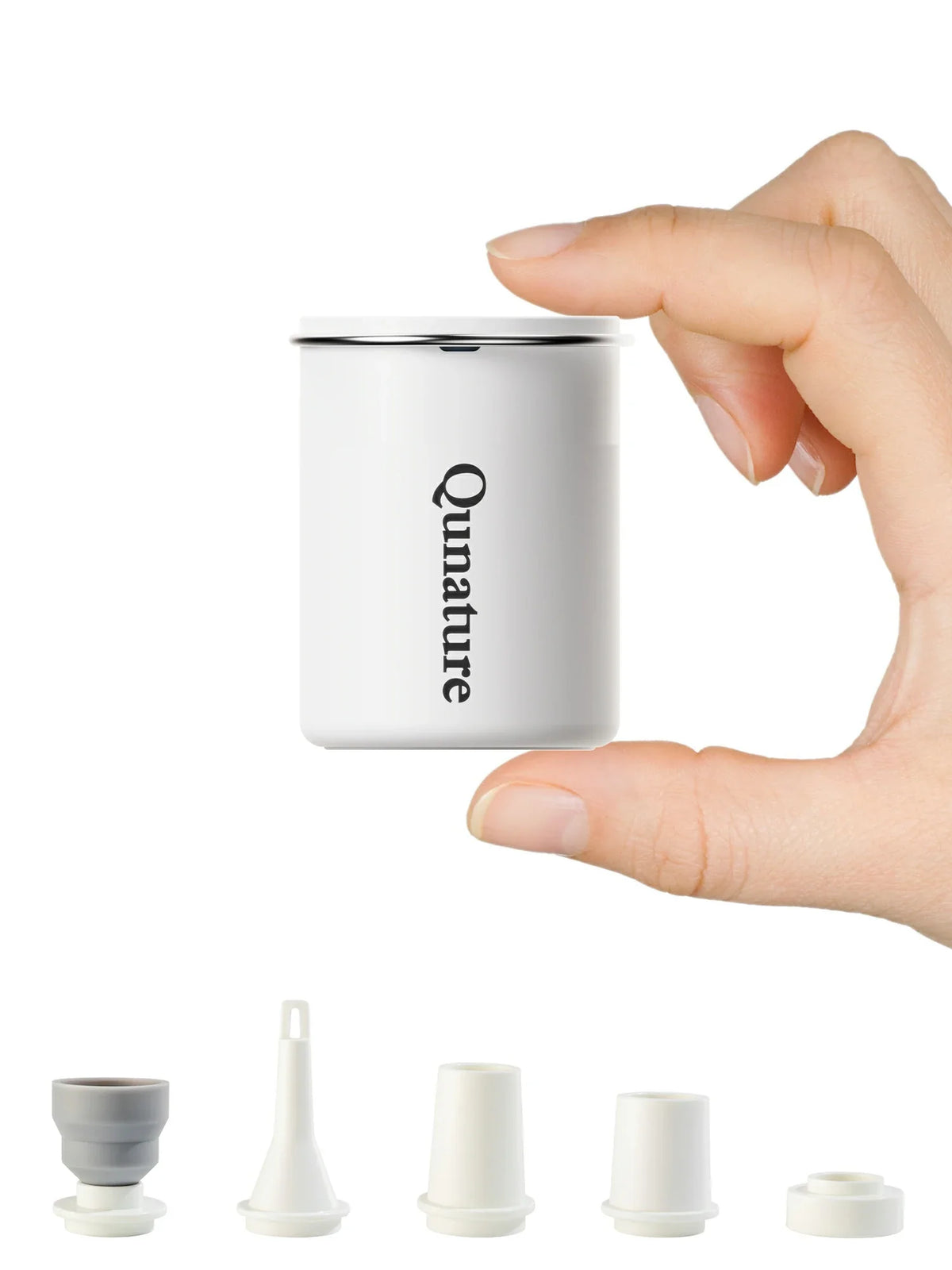 Qunature Mini Electric Pump 1500mAh for Air Bed Mattress,Pool Floats,Swimming Ring,Vacuum Storage Bags