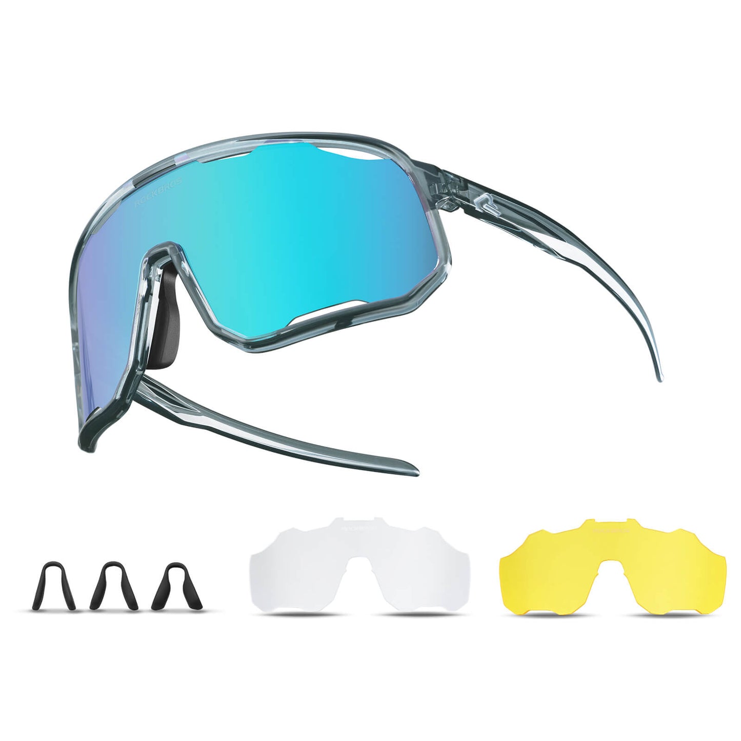 Transparent Windproof Polarized Cycling Glasses