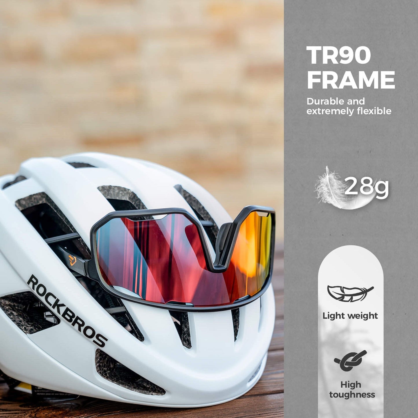 Transparent Windproof Polarized Cycling Glasses
