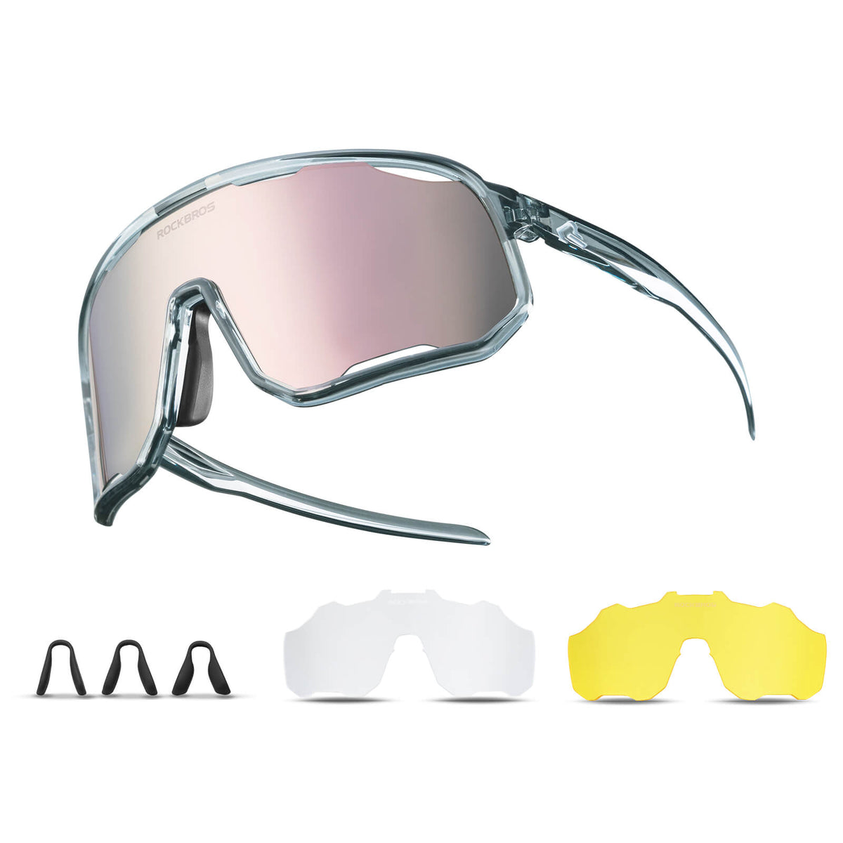 Transparent Windproof Polarized Cycling Glasses