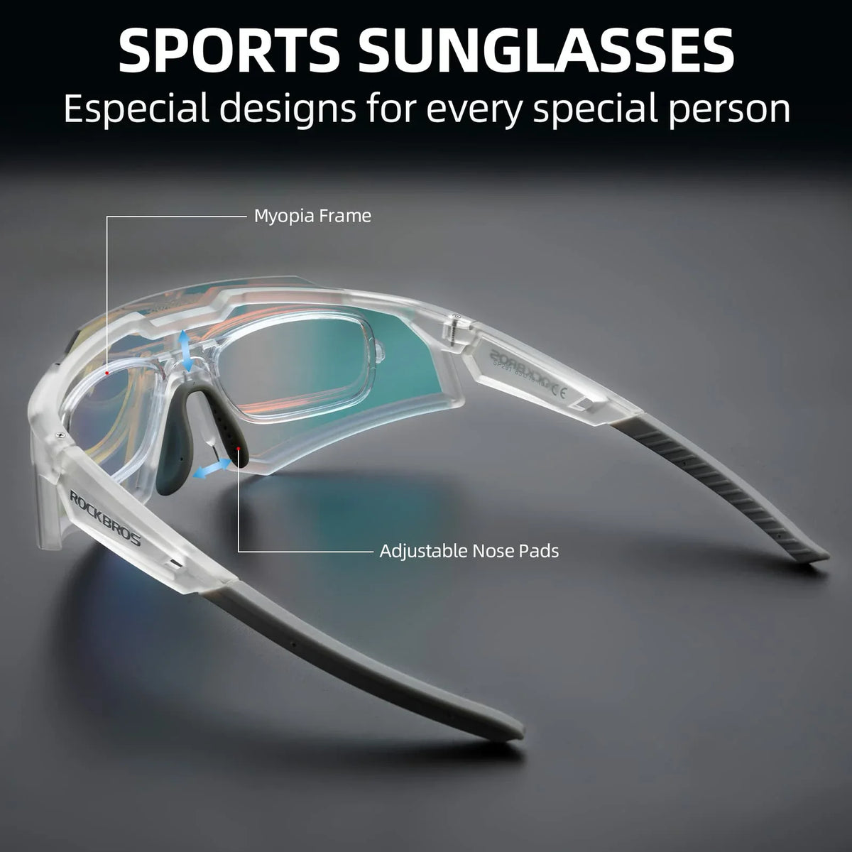 Unisex Transition Sports Sunglasses for Cycling