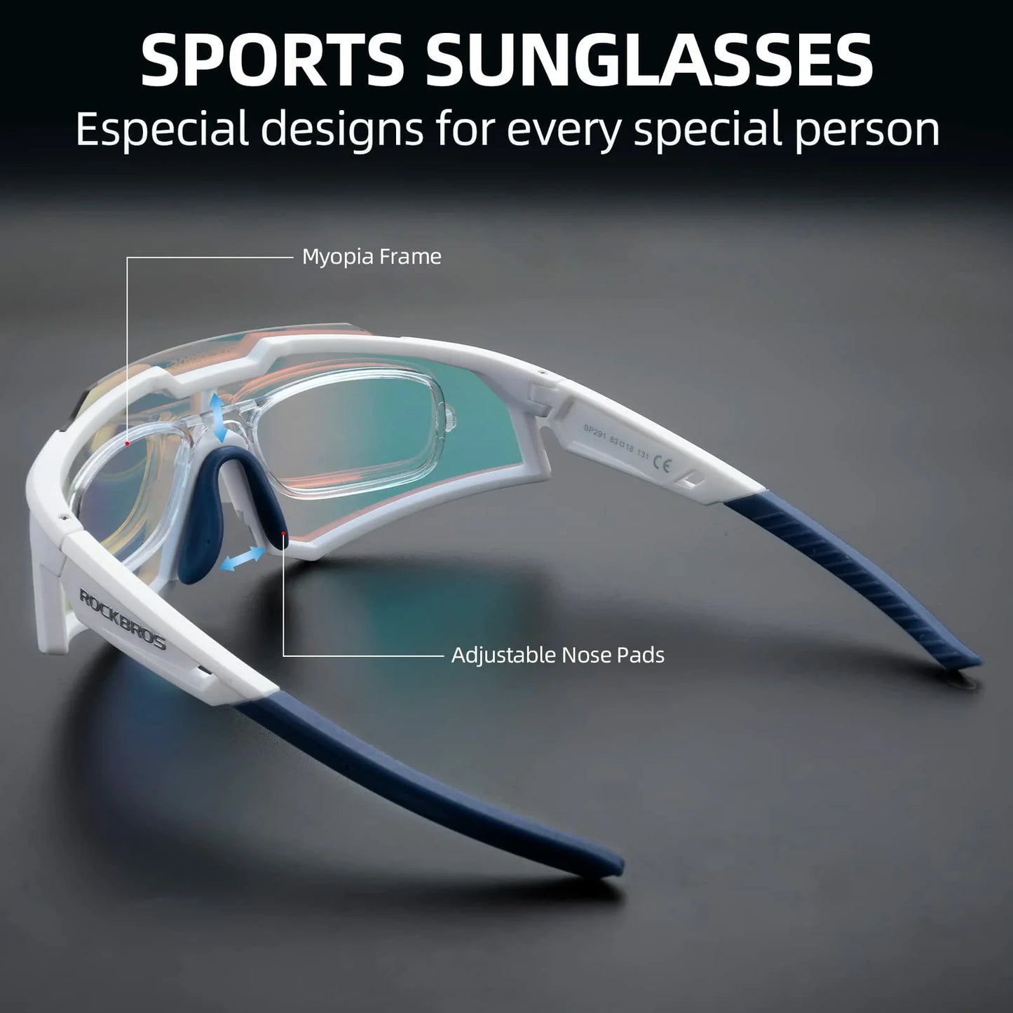 Unisex Transition Sports Sunglasses for Cycling