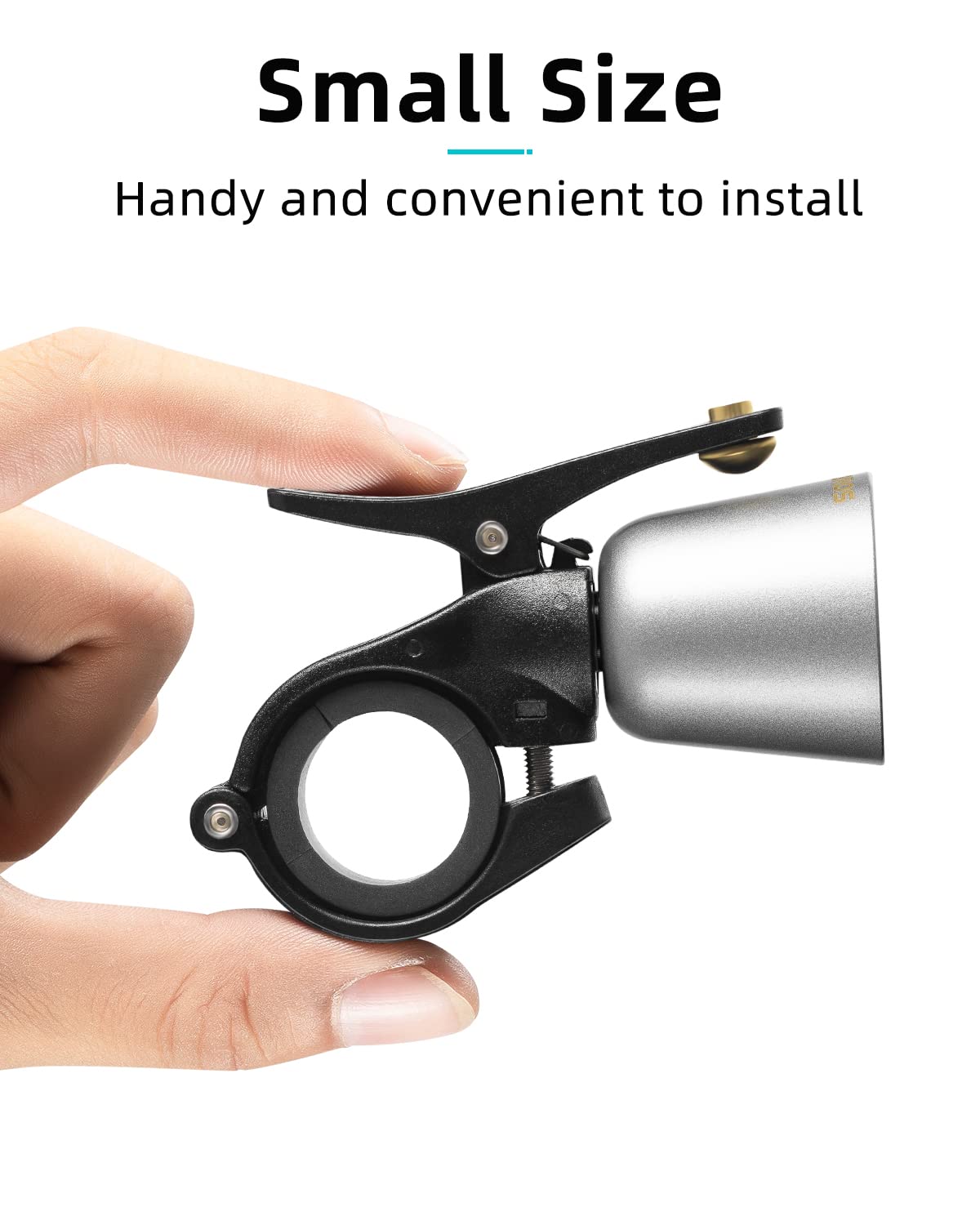 ROCKBROS Classic Brass Bike Bell Loud Easy Install Fits Most Handlebars