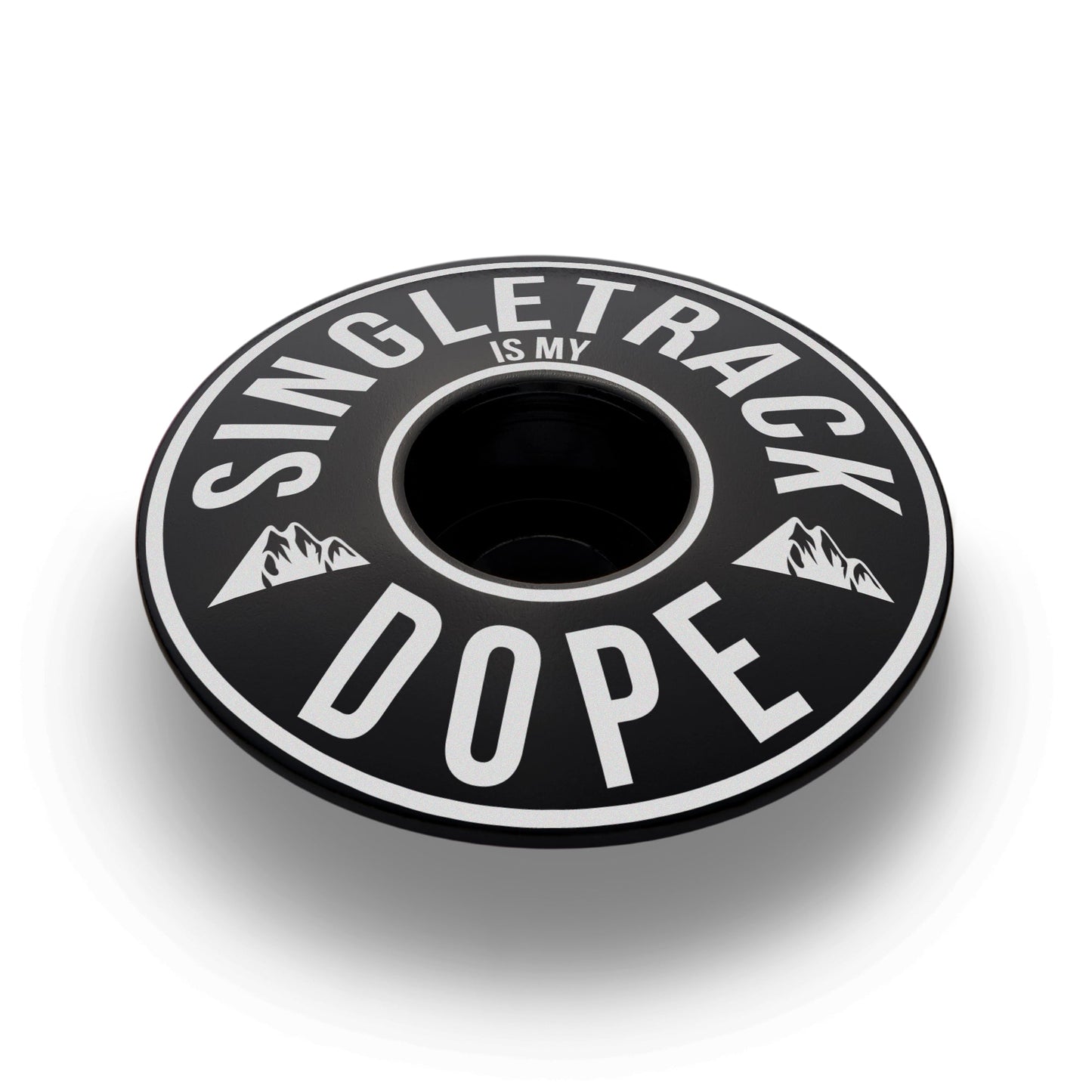 Singletrack Is My Dope Bicycle Headset Cap