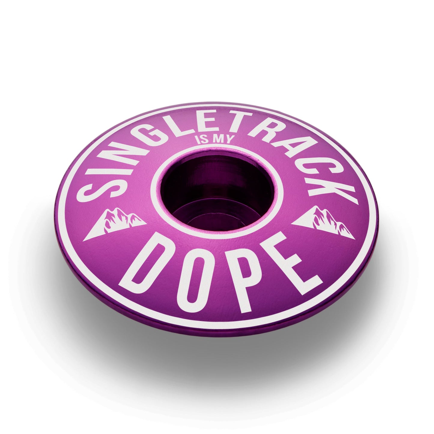 Singletrack Is My Dope Bicycle Headset Cap