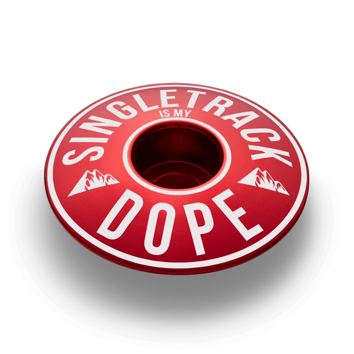 Singletrack Is My Dope Bicycle Headset Cap