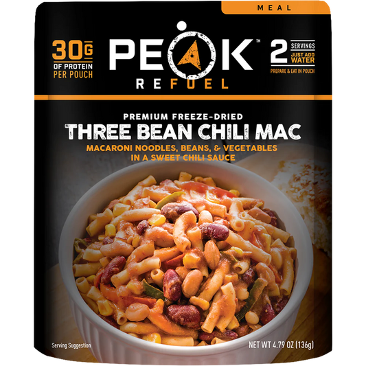 Sweet Three Bean Vegetable Chili Mac by Peak Refuel