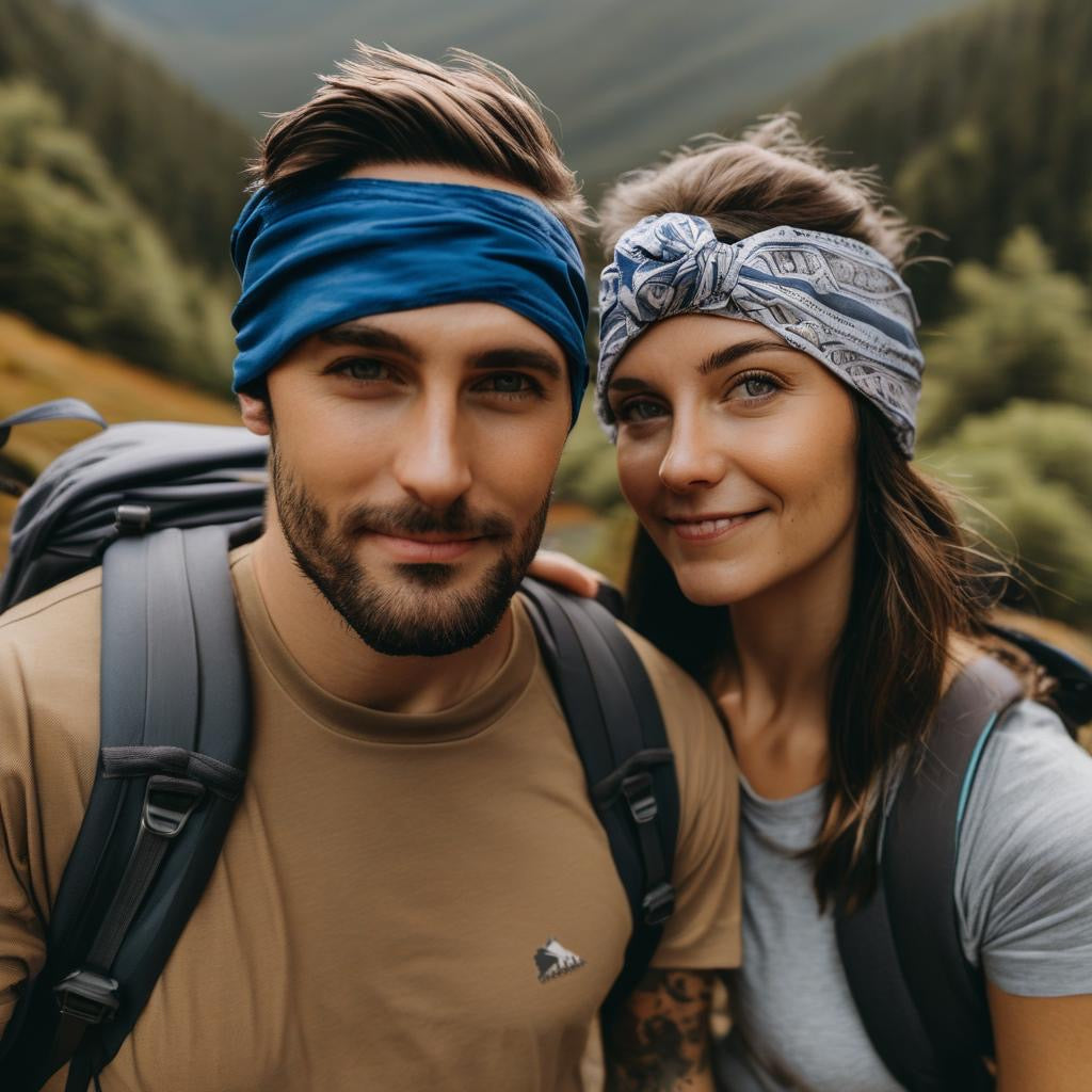 Classic bandana with tie-dye