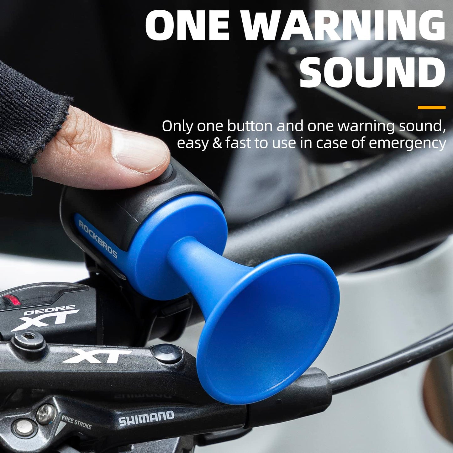 ROCKBROS Bike Bell Electric Bike Horn Waterproof 120dB