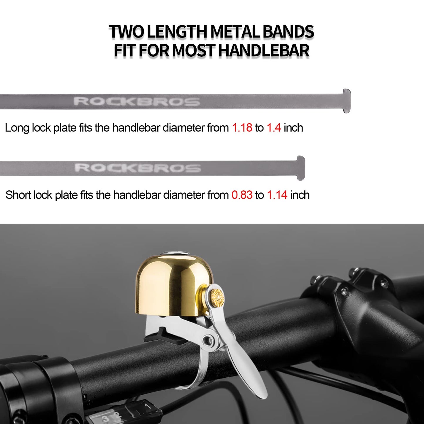 ROCKBROS Bike Classic Bicycle Bell  Loud Sound Bells