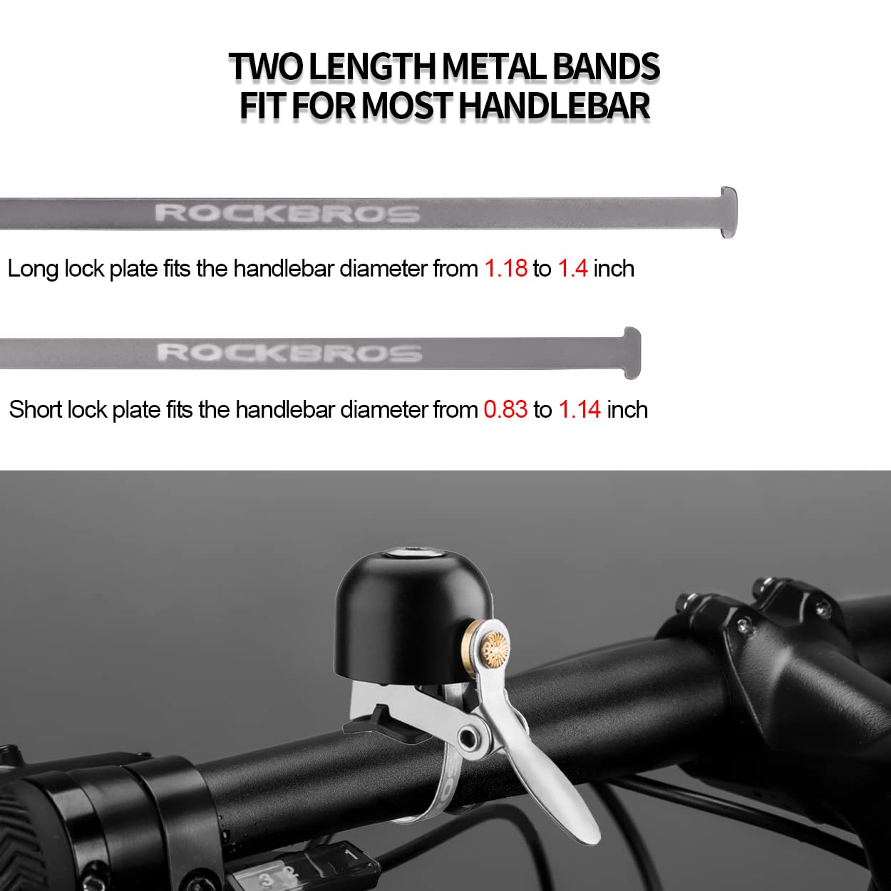 ROCKBROS Bike Classic Bicycle Bell  Loud Sound Bells