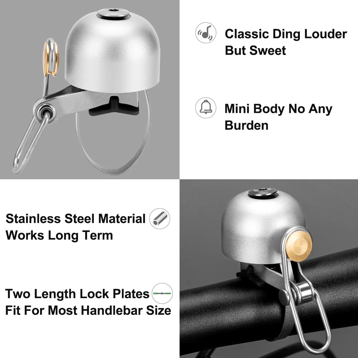 ROCKBROS Bike Classic Bicycle Bell  Loud Sound Bells