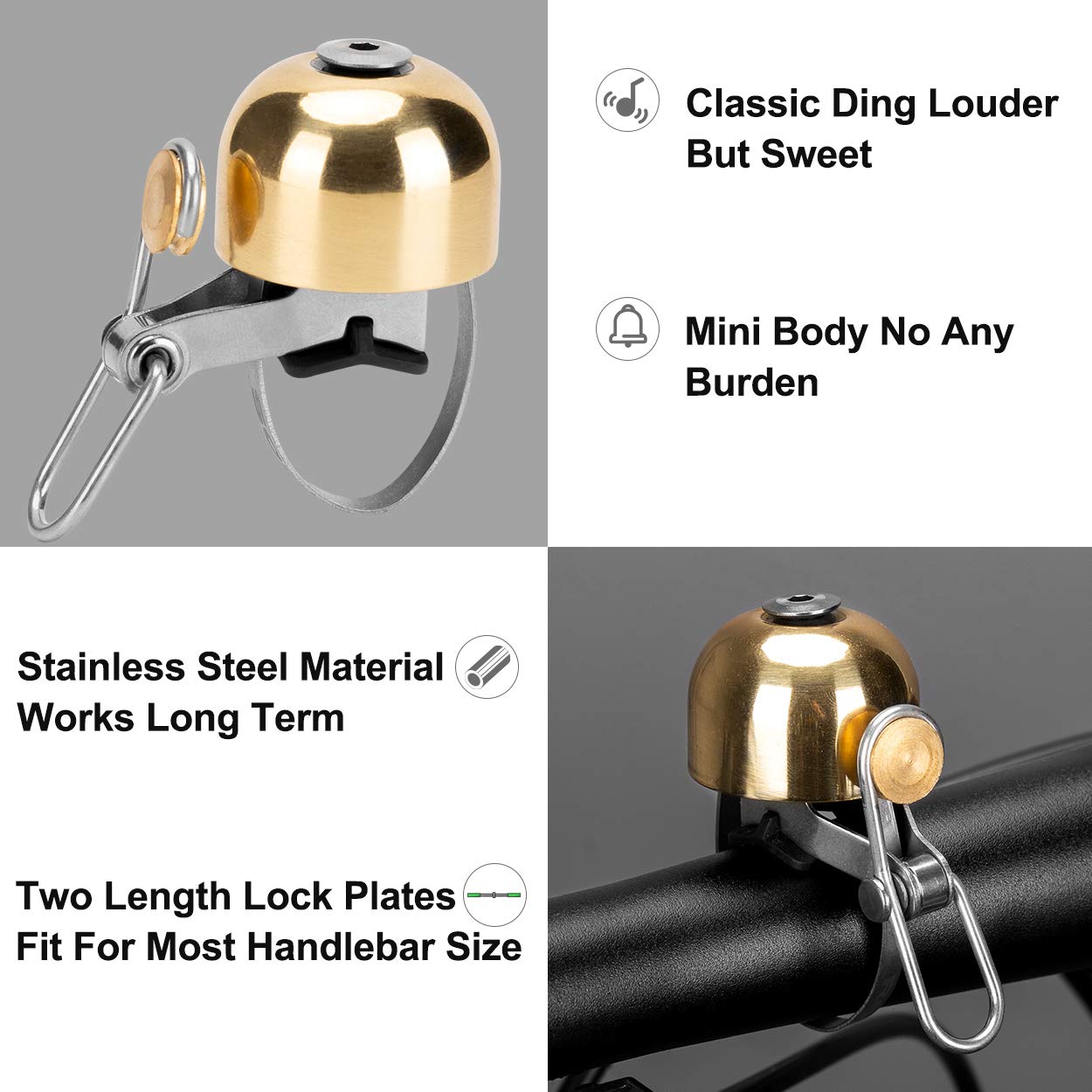 ROCKBROS Bike Classic Bicycle Bell  Loud Sound Bells