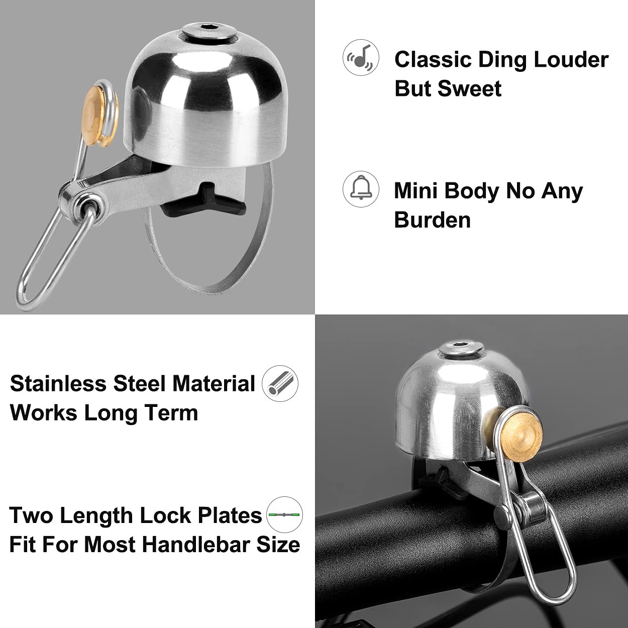 ROCKBROS Bike Classic Bicycle Bell  Loud Sound Bells