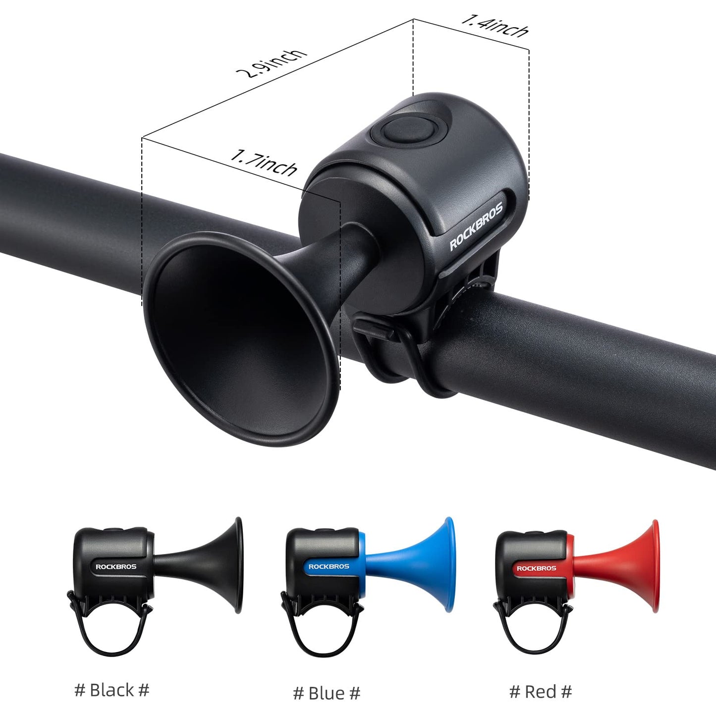 ROCKBROS Bike Bell Electric Bike Horn Waterproof 120dB